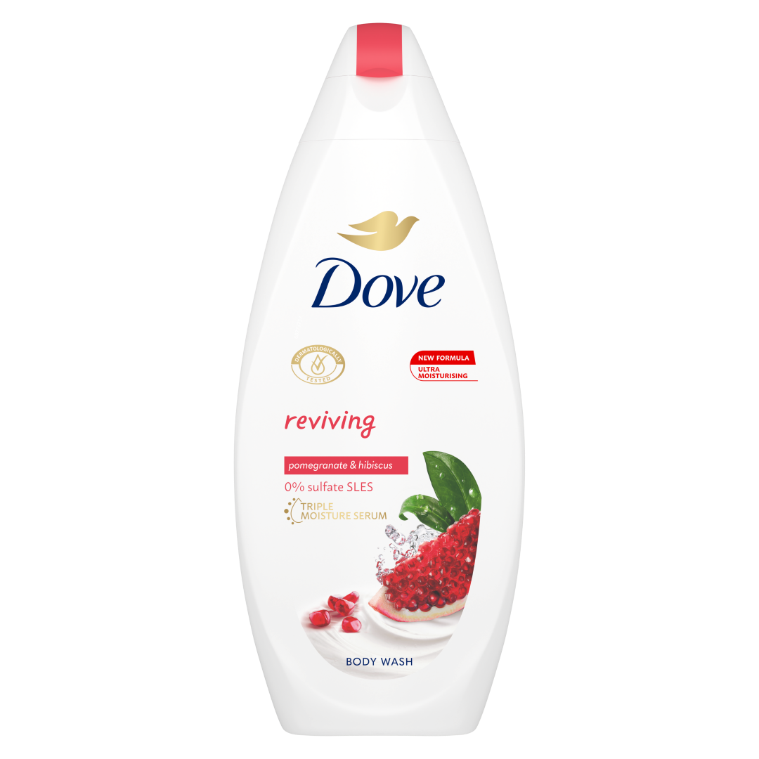 DOVE BW POMEGRANATE 250ML
